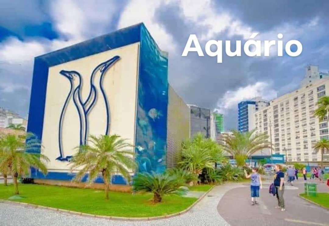 Apartamento 100 Mts Praia Roupa Cama Toalha Banho Wi-Fi 500 Mega Port 24 Hs Santos (Sao Paulo) Exterior photo
